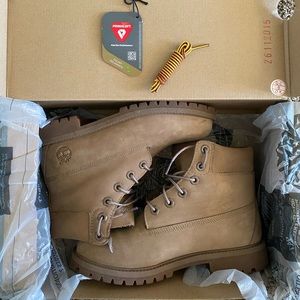 Timberland Tan Lace Up Boots